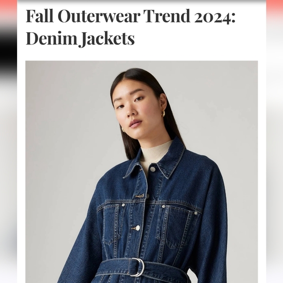 CHRISTOPHER &  BANKS Denim Jean Jacket in a size  Medium - Picture 8 of 8